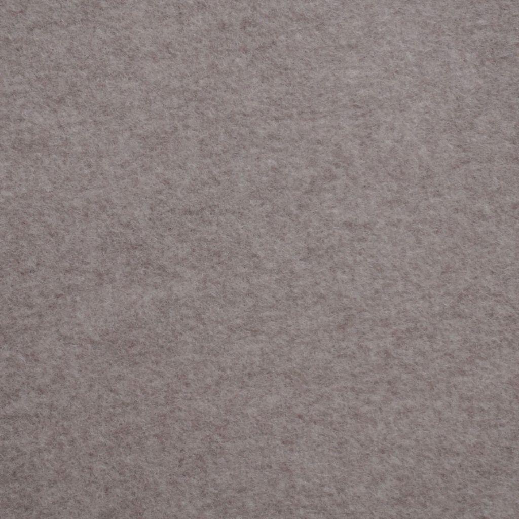 Baumwollfleece hellbraun melange - Bio